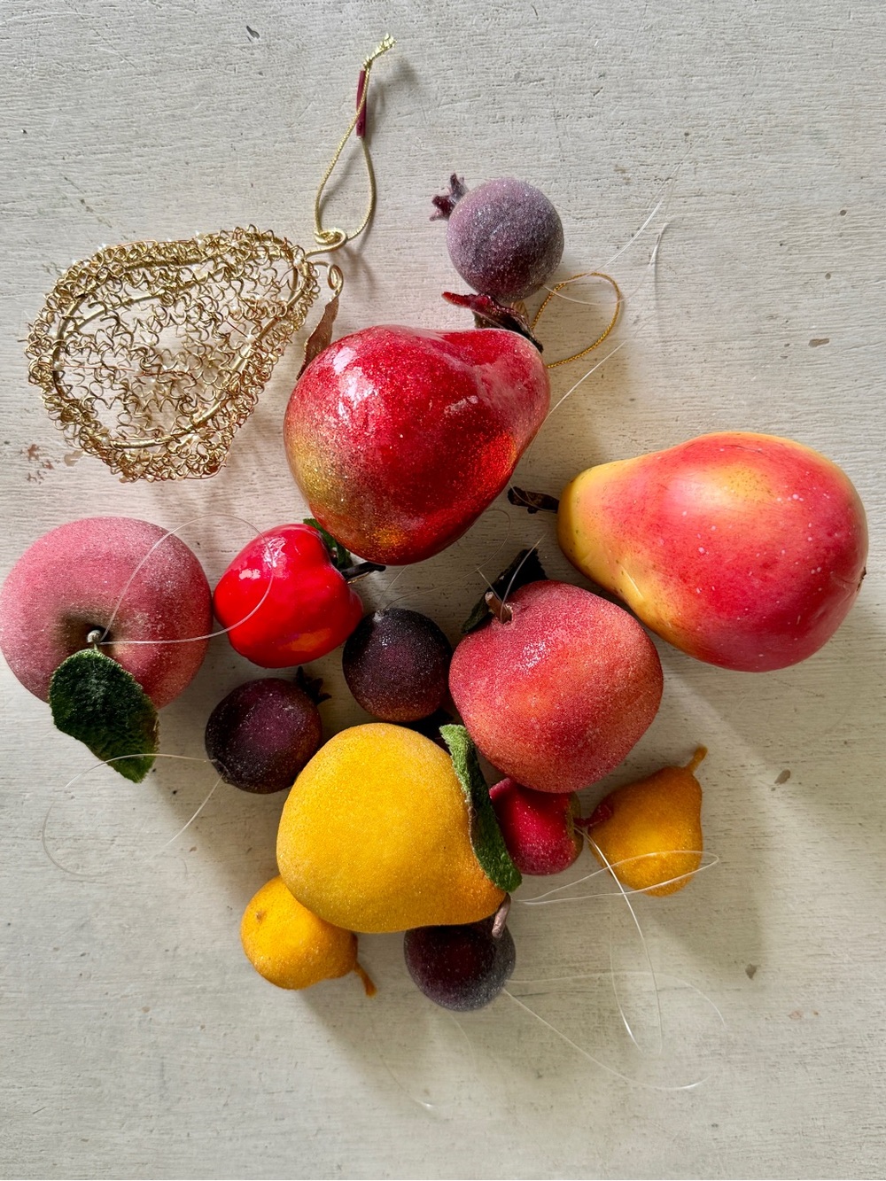 Artificial Fruit Ornaments 14 pieces